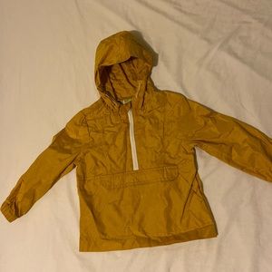 Mustard yellow windbreaker